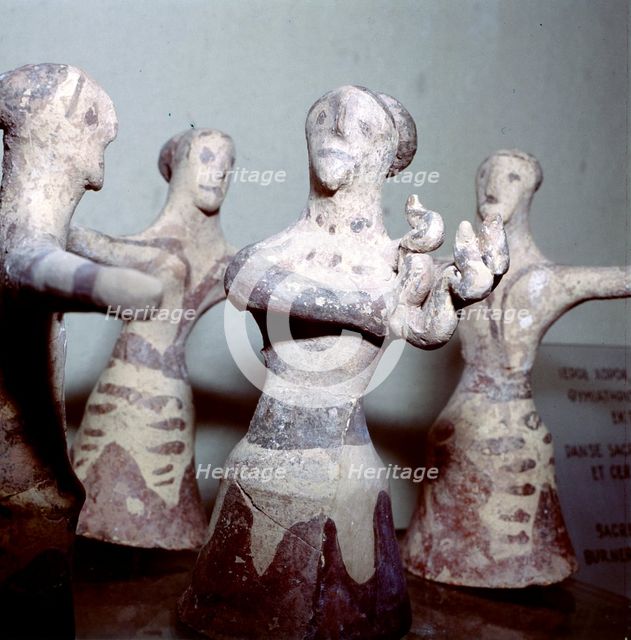 Minoan 'Sacred Dance', Palaikastro, Eastern Crete, Post-Palatial Period, c1400BC- c1100 BC. Artist: Unknown.