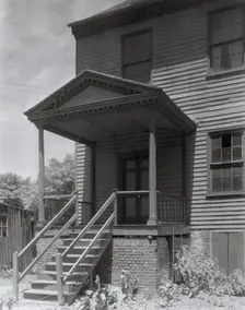 Minor houses and details, Blandfields, Dinwiddie County, Virginia, 1933. Creator: Frances Benjamin Johnston