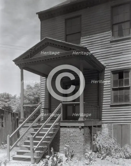 Minor houses and details, Blandfields, Dinwiddie County, Virginia, 1933. Creator: Frances Benjamin Johnston.