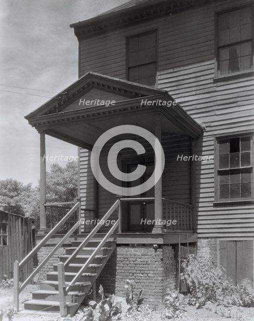 Minor houses and details, Blandfields, Dinwiddie County, Virginia, 1933. Creator: Frances Benjamin Johnston.