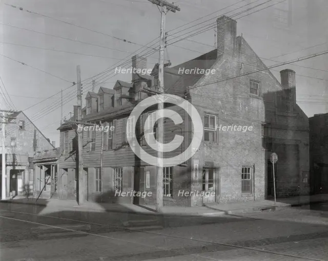Minor houses and details, Blandfields, Dinwiddie County, Virginia, 1933. Creator: Frances Benjamin Johnston.