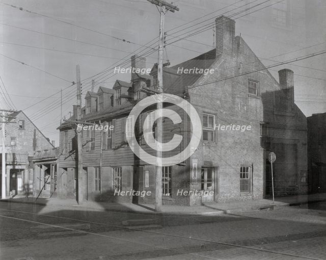 Minor houses and details, Blandfields, Dinwiddie County, Virginia, 1933. Creator: Frances Benjamin Johnston.
