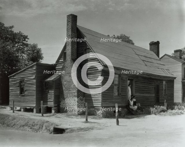 Minor houses and details, Blandfields, Dinwiddie County, Virginia, 1933. Creator: Frances Benjamin Johnston.