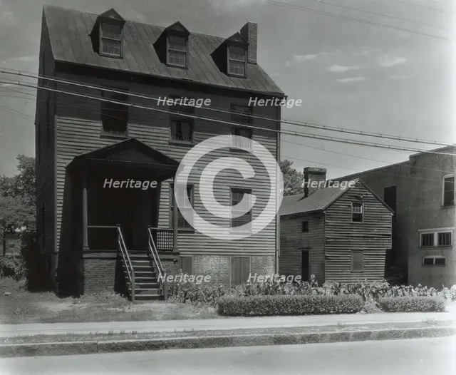 Minor houses and details, Blandfields, Dinwiddie County, Virginia, 1933. Creator: Frances Benjamin Johnston.