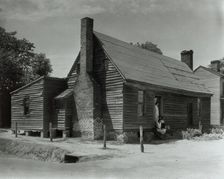 Minor houses and details, Blandfields, Dinwiddie County, Virginia, 1933. Creator: Frances Benjamin Johnston