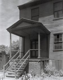 Minor houses and details, Blandfields, Dinwiddie County, Virginia, 1933. Creator: Frances Benjamin Johnston
