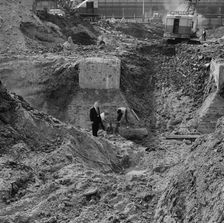 Minories Car Park, 1 Shorter Street, City of London, 12/08/1968. Creator: John Laing plc