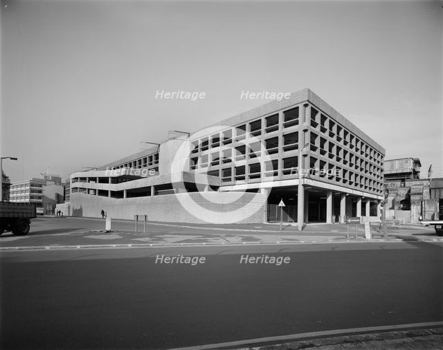 Minories Car Park, 1 Shorter Street, City of London, 18/02/1970. Creator: John Laing plc.