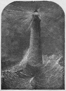 Minot's Ledge Light-House, Massachusetts 1877, (1883). Artist: W.H. Morse