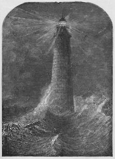 Minot's Ledge Light-House, Massachusetts 1877, (1883). Artist: W.H. Morse