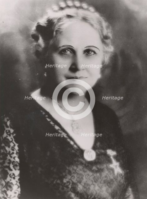 Minna Moscherosch Schmidt, German-born businesswoman, 1933. Creator: Unknown.