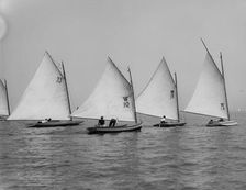 Minnetonka, Cora, Lark, and Lobster, 1898 July 4. Creator: John S Johnston