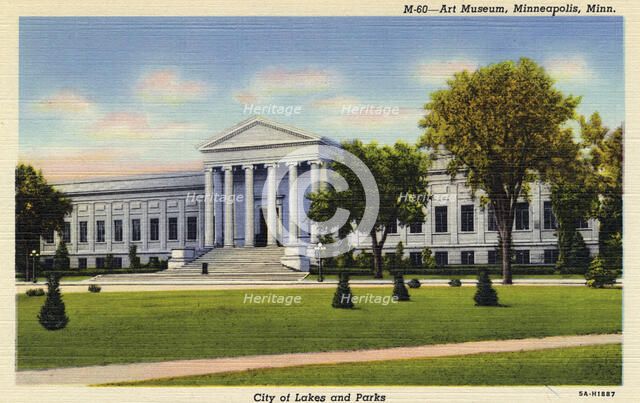 Minneapolis Institute of Art, Minnesota, USA, 1935. Artist: Unknown