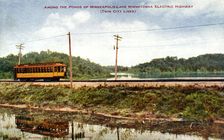 Minneapolis-Lake Minnetonka Electric Highway, Minneapolis, Minnesota, USA, 1908