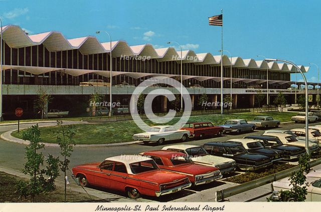 Minneapolis-St Paul International Airport, Minnesota, USA, 1970. Artist: Unknown
