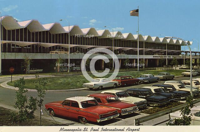 Minneapolis-St Paul International Airport, Minnesota, USA, 1970. Artist: Unknown