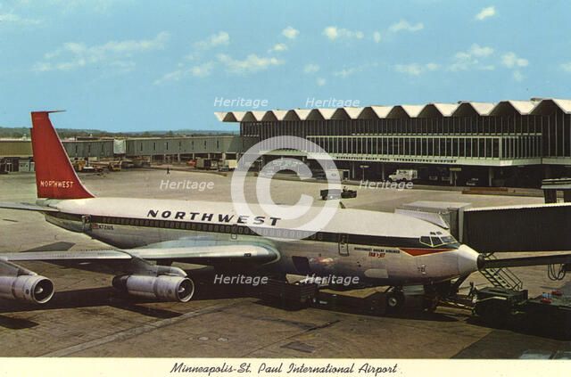 Minneapolis-St Paul International Airport, Minnesota, USA, 1970. Artist: Unknown