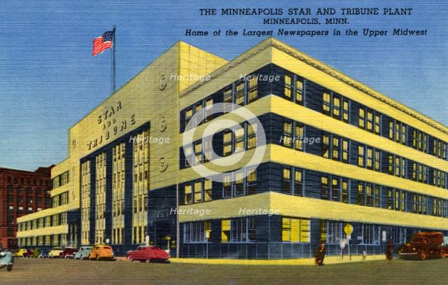 Minneapolis Star and Tribune Plant, Minneapolis, Minnesota, USA, 1950. Artist: Unknown