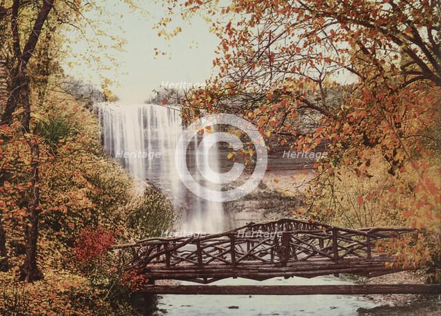 Minnehaha Falls, Minneapolis, Minnesota, c1900. Creator: Unknown.