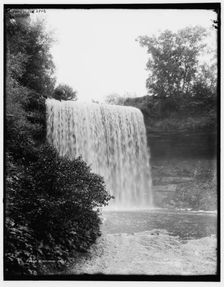Minnehaha Falls, between 1890 and 1901. Creator: Unknown