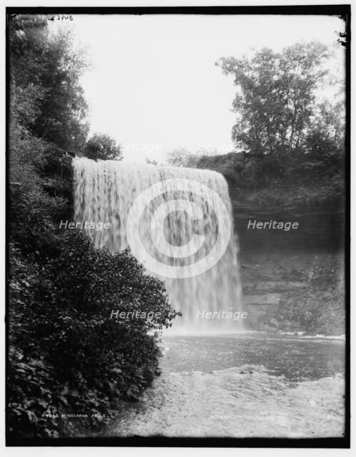 Minnehaha Falls, between 1890 and 1901. Creator: Unknown.