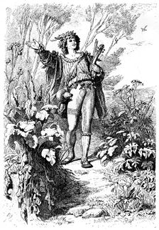Minnesanger c1880-1882.Artist: Karl Theodor von Piloty