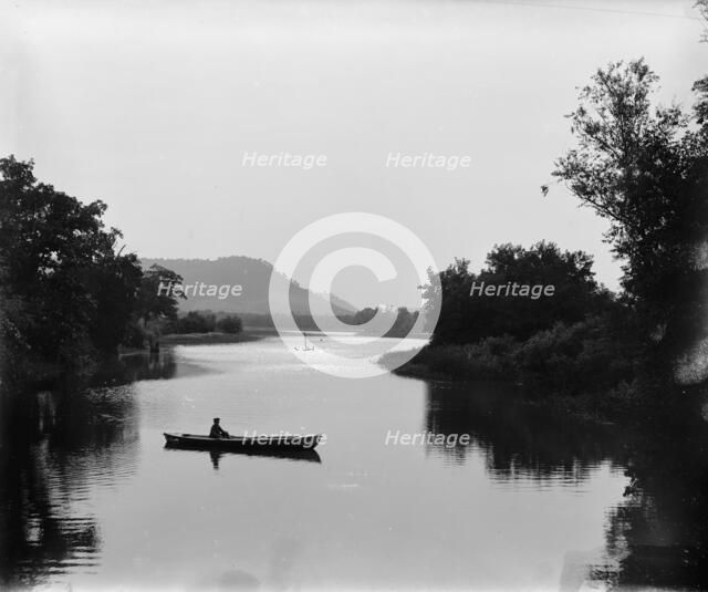 Minnesota City, evening on the mill pond, between 1880 and 1899. Creator: Unknown.