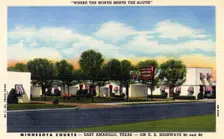 Minnesota Courts motel, East Amarillo, Texas, USA, 1949