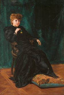 Minnie Maddern Fiske, 1893. Creator: Maximilien Colin