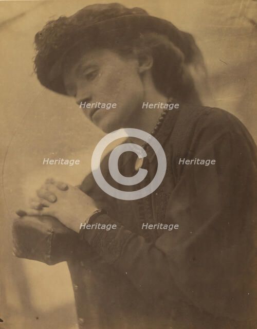 Minnie Thackeray, 1865. Creator: Julia Margaret Cameron.