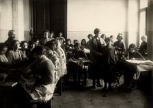 Minsk:House of teenagers - sewing workshop, 1922. Creator: Unknown