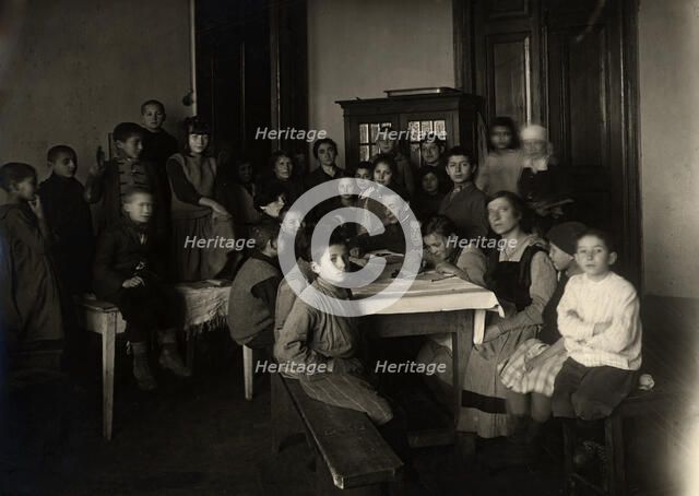 Minsk: Meeting of the children's executive committee, 1920-1929. Creator: Unknown.
