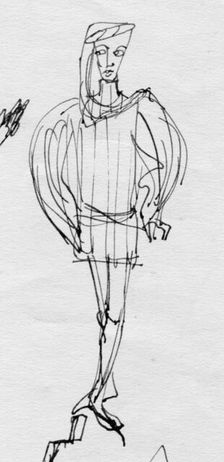 Minstrel, c1950. Creator: Shirley Markham