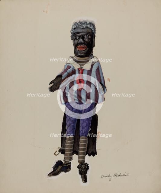Minstrel Hand Puppet, c. 1936. Creator: Beverly Chichester.
