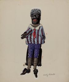 Minstrel Hand Puppet, c. 1936. Creator: Beverly Chichester