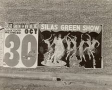 Minstrel poster in Alabama town, 1936-01. Creator: Walker Evans