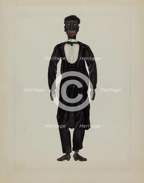 Minstrel Puppet, c. 1937. Creator: Verna Tallman.