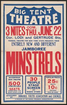 Minstrels, [193-]. Creator: Unknown