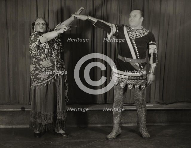 Minto Cato and Parker Watkins, 1936. Creator: Eagle Ezzes & Mipaas.