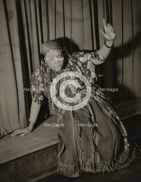 Minto Cato sitting, 1936. Creator: Unknown.