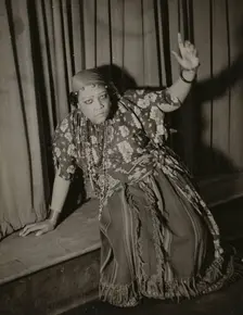 Minto Cato sitting, 1936. Creator: Unknown
