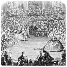 Minuet Dancer And The King 1754, (1885).Artist: Charles Nicolas Cochin