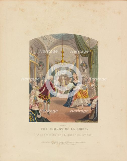 Minuet de la Cour, 1853.