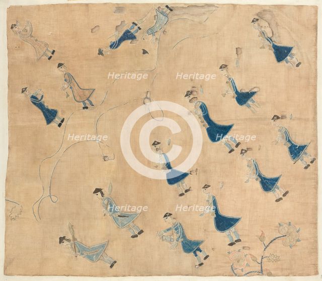 Minute Men Valance, 1935/1942. Creator: Mina Greene.