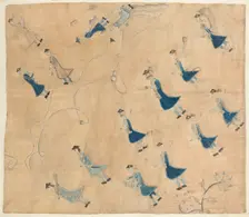 Minute Men Valance, 1935/1942. Creator: Mina Greene