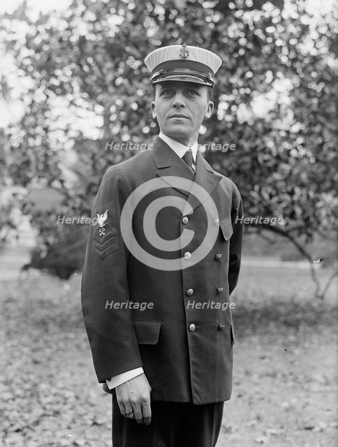 Minzo, Y.B., Chief Petty Officer of Navy, 1917. Creator: Harris & Ewing.