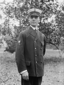 Minzo, Y.B., Chief Petty Officer of Navy, 1917. Creator: Harris & Ewing