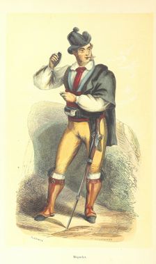 Miquelet, 1848. Creators: Clerman, Adolphe François Pannemaker