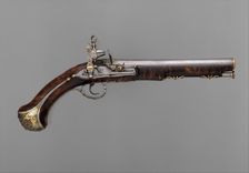 Miquelet Pistol, Spanish, Barcelona, ca. 1790-1807. Creators: Llorens Torrens, Jacinto Jaumeandreu
