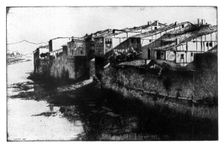 Miranda de Ebro 1925.Artist: Ernest Stephen Lumsden
